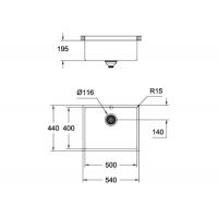 Grohe EX Sink 31574SD0 кухонная мойка K700U