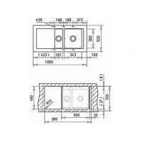 Кухонная мойка Teka AURA 60B TG (88401) белый