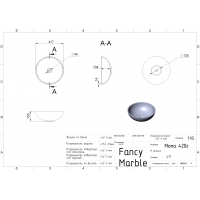 Умывальник Fancy Marble Mona 420 0304101