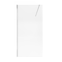 QT Стена Walk-In STANDARD CRM201.C8, стекло 8мм Clear, CalcLess, 100x190, неподвижная (SD00045304)