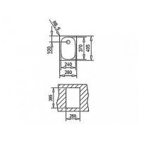 Кухонная мойка Teka E 1B (10132001)