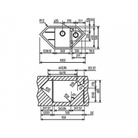 Кухонная мойка Teka ASTRAL 80 Е-TG (88897) белый