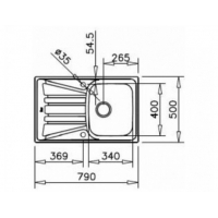 Кухонная мойка Teka Basico 79 1B 1D (10124002)