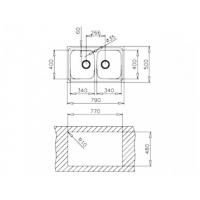 Кухонная мойка Teka Basico 79 2B (11124025)
