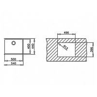 Кухонная мойка Teka TOP BE LINEA 50.40 R15 (10138005)