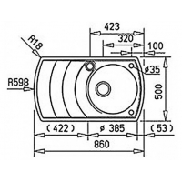 Кухонная мойка Teka ZENO 45B TG (88532) темно-коричневый